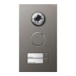 Gira Сталь Дверная видеодомофонная станция на 2 абонента (G255220)