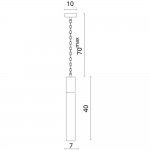 Светильник подвесной Divinare 3200/09 SP-1 SELVA