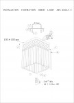 Светильник потолочный Odeon light 2555/1C KERIN