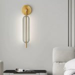 Бра CHIFFA B WALL H100 Brass
