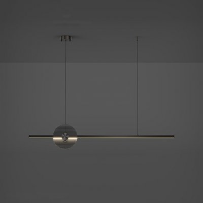 Реечный, рядный светильник ZVI L100 Black