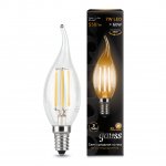 Лампа Gauss LED Filament Свеча на ветру E14 5W 400lm 2700K Golden (104801005)