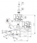 Светильник настенный бра c выключателем Odeon light 2575/2W HUMBER