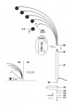 Тошер напольный Odeon light 2576/5F LORUS