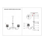 Люстра Odeon light 3945/8 MOLINARI