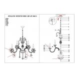 Люстра подвесная Odeon light 3946/15 BOCCIOLO