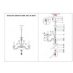 Люстра Odeon light 3949/6 FAVOLA