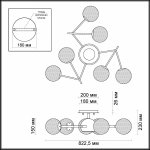 Люстра потолочная Odeon light 3960/7C IZZO