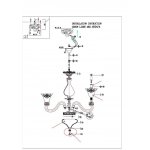 Люстра подвесная Odeon light 4004/6 MADLEN