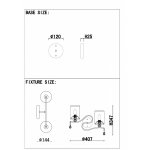 Бра ELISA WHITE AP2 (1631/402) Crystal lux
