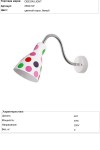 Бра с выключателем Odeon light 2594/1W PIKA