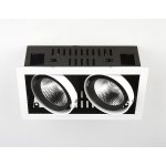 Светильник карданный Ambrella T812 BK/CH 2*12W 4200K CARDANO