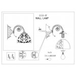 Настенный светильник Favourite 2153-1W Baroque