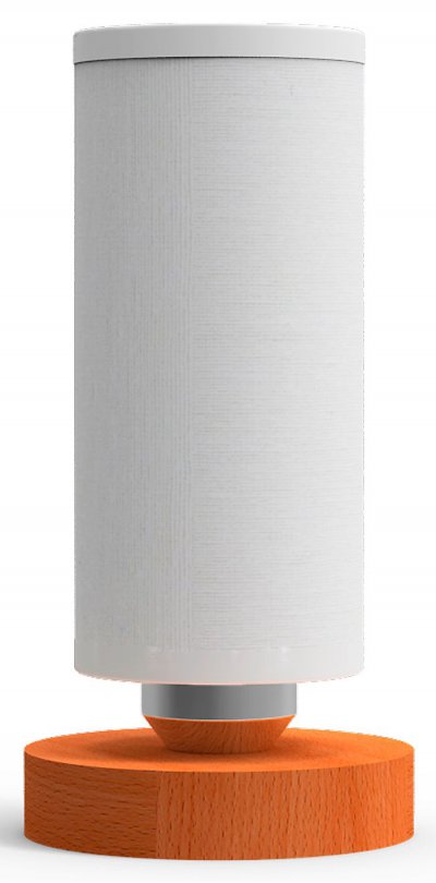 Настольная лампа "Сара" 1хE14x40Вт белый и натуральный 262-51-11T