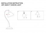 Настольная лампа Odeon light 2625/1T Treves