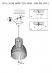 Светильник подвесной Odeon light 2627/1 Alamo