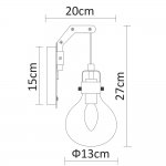 Светильник бра Divinare 1001/16 AP-1 HOUSTON