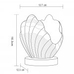 Светильник настольный Arte lamp A1412LT-1SA SHELL