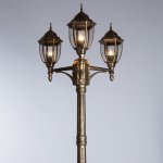 Светильник уличный столб на 3 лампы Arte Lamp A3151PA-3BN PEGASUS