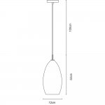 Светильник подвесной Arte Lamp A4282SP-1CC BICCHIERE