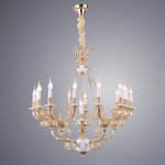 Люстра большая венецианская Arte Lamp A7024LM-16WG Luisa
