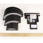 Helix черный уличный настенный светодиодный светильник 1535 TECHNO LED Elektrostandard
