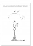 Настольная лампа Odeon light 2639/1T Carotti