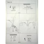 Люстра черная Colosseo 72441/3C Blacktech