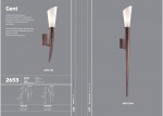 Светильник настенный бра Odeon light 2653/1WA Gent