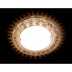 Светильник точечный Ambrella G308 CL/WW хром/прозрачный GX53+3W(LED WARM) GX53 SPOT
