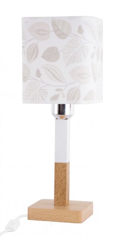 Настольная лампа Настольная лампа "Надя" 1хE27x60Вт натуральный и белый, лепестки 266-511-21T