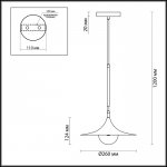 Подвесной светильник Odeon light 4155/7L BAROLO