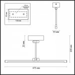 Подсветка для картин с выключателем Odeon light 4616/10WL KALE