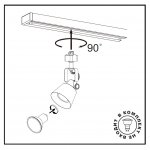 Трековый светильник Novotech 370551 VETERUM