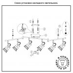 Накладной светильник Novotech 370557 VETERUM