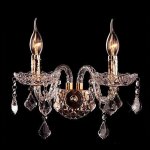 Светильник Eurosvet 3570/2 золото/прозрачный хрусталь Strotskis