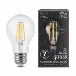 Лампа Gauss LED Filament Graphene A60 E27 15W 1740lm 4100К (102802215)