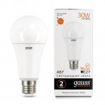 Лампа Gauss LED Elementary A67 30W E27 2320lm 3000K (73219)