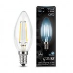 Лампа Gauss LED Filament Свеча E14 7W 580lm 4100К step dimmable (103801207)
