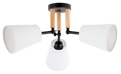 Светильник "Руби" 3хE14x60Вт натуральный 268-74-13