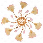 Светильник потолочный Mw light 268011108 Пион