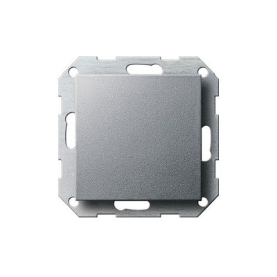 Gira S-55 Алюминий Заглушка с опорной платой (G26826)