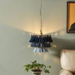Настенный Светильник Tassel Wall Синий By Imperiumloft