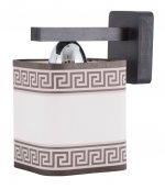 Бра "Эмма" 1хE27x60Вт венге, меандр 270-41-21W