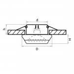 Светильник встраиваемый Lightstar 2706 Fritella
