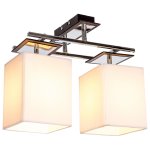 Люстра еврокаркас Экономсвет 2700/2A BK+CR WT