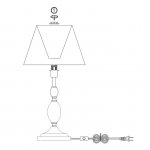 Настольная лампа Freya FR2004TL-01BZ Peta