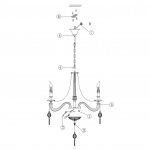 Люстра Freya FR2007PL-07BZ Charis