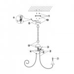 Люстра Freya FR2008PL-08BZ Nicole