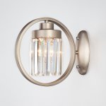 Светильник Eurosvet 10095/1 сатин-никель/прозрачный хрусталь Strotskis